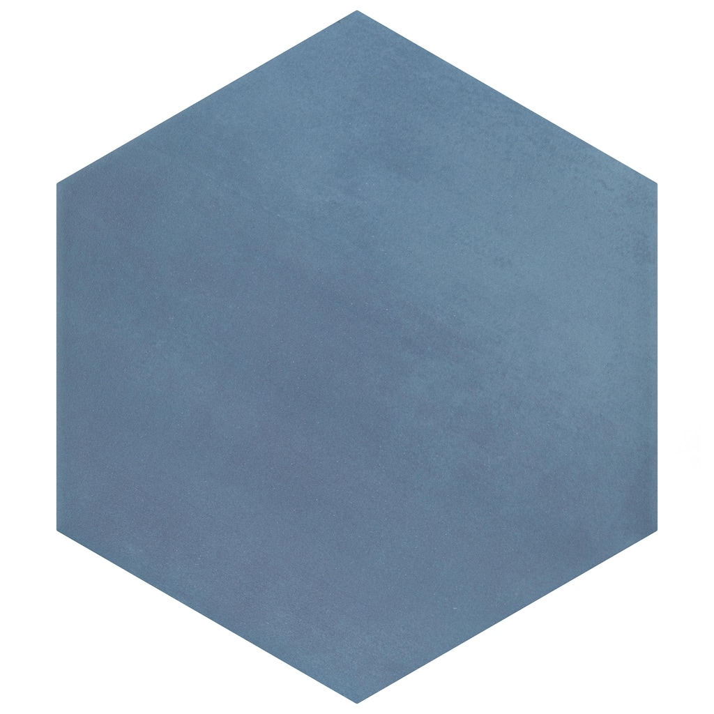 Merola Tile Horizon Hex Azul 7-3/4" x 9" Porcelain Floor and Wall Tile