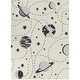 preview thumbnail 5 of 14, Mod-Tod Galaxy Orbit Space Pattern Multicolor Kids Area Rug 3'11" x 5'7" - Neutral - Rectangle