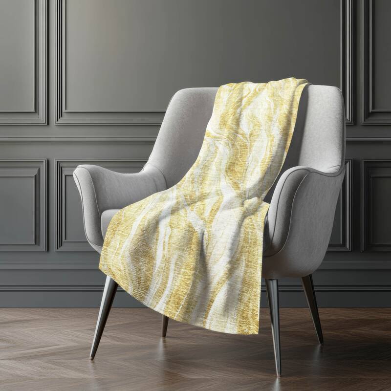 Premium Machine Washable Abstract Modern Sherpa Throw Blanket