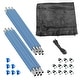 preview thumbnail 1 of 4, Machrus Upper Bounce Trampoline Safety Enclosure Set including Net, 6 Poles, Caps & Foam Sleeves - Fits 15FT Round Trampoline