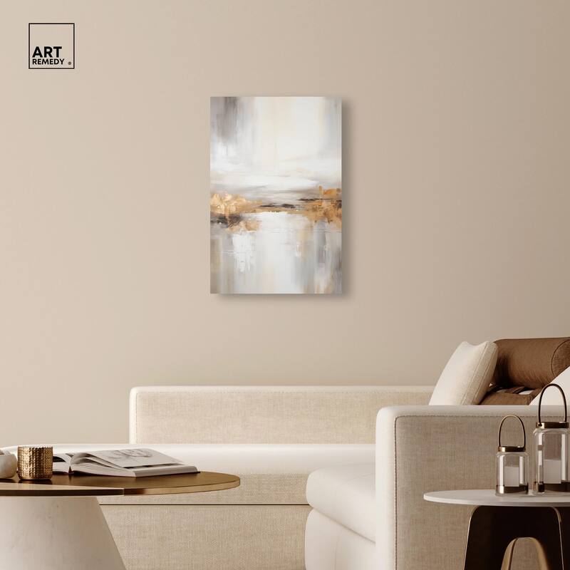Gold Dust II Canvas by Art Remedy, Gallery Wrapped