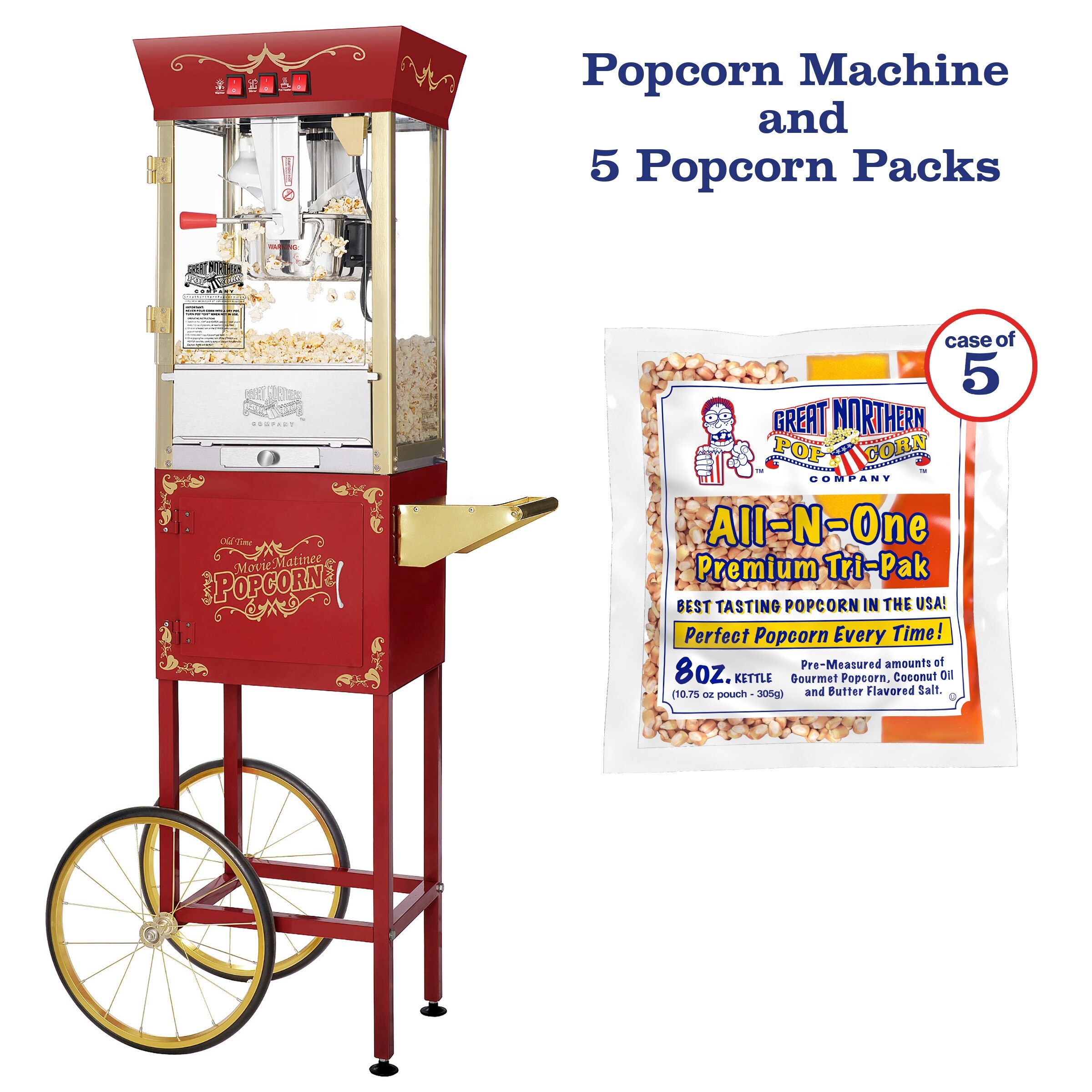 Popcorn machine packets sale