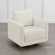 preview thumbnail 40 of 67, Spruce & Spring Rebecca Swivel Accent Chair Armchair with Back Cushion