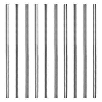 8.5" Heart Shape Stainless Steel Straws Reusable Metal Straw