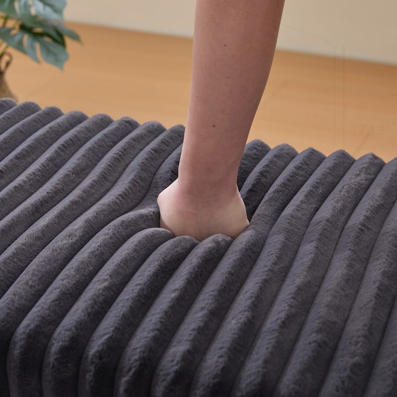 30.7"Wide Upholstered Ottoman