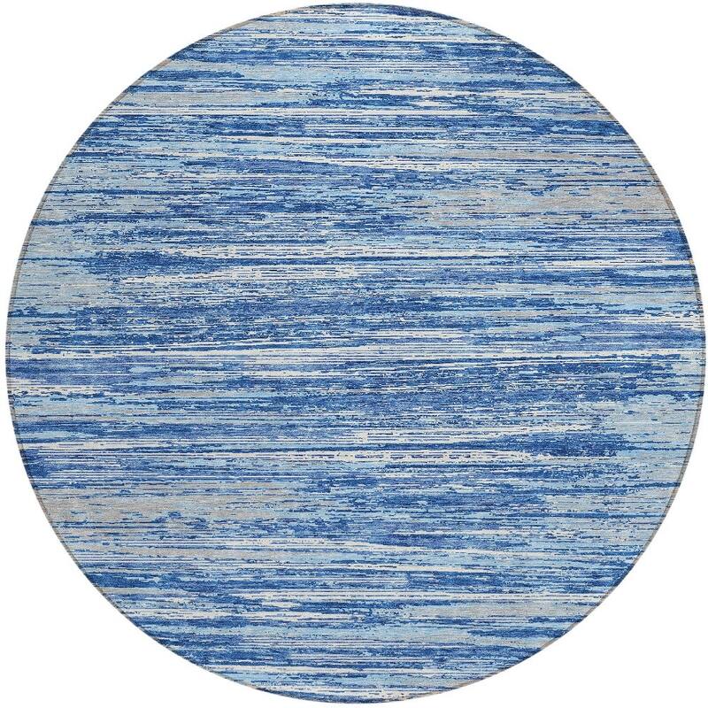 HomeRoots Striped Transitional Rectangle Outdoor Rug