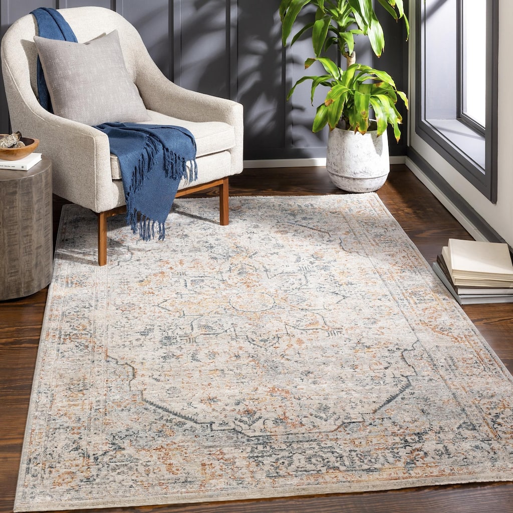 Livabliss Traditional Laila Medallion Area Rug