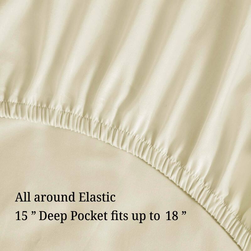 Superior Wrinkle Resistant Embroidered Microfiber Bed Sheet Set