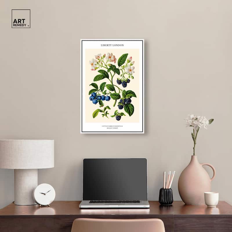 Berries and Blooms II Canvas by Art Remedy