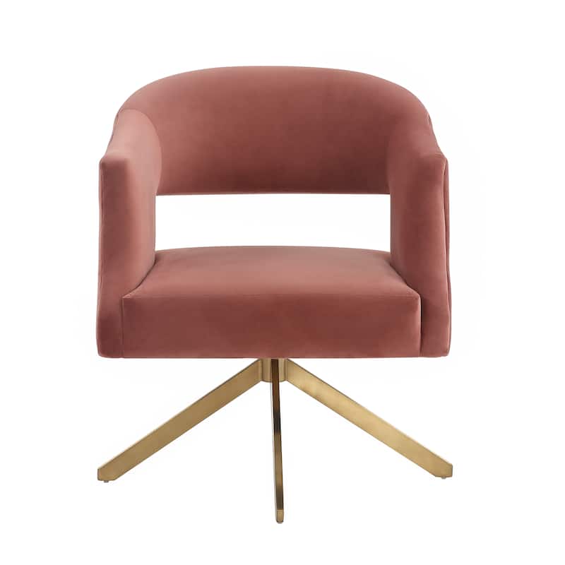 SAFAVIEH Couture Sanni Swivel Accent Chair - 27Wx29Dx33H