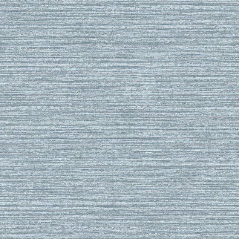Advantage Hazen Sky Blue Shimmer Stripe Wallpaper