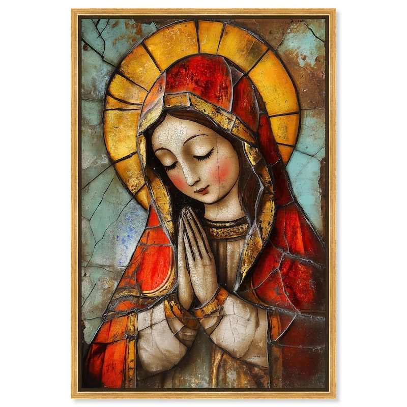Ancient Supplication Canvas by Art Remedy - Gold - 24" x 36"