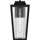 preview thumbnail 3 of 5, Jett 1-Light Matte Black Outdoor Wall Lantern