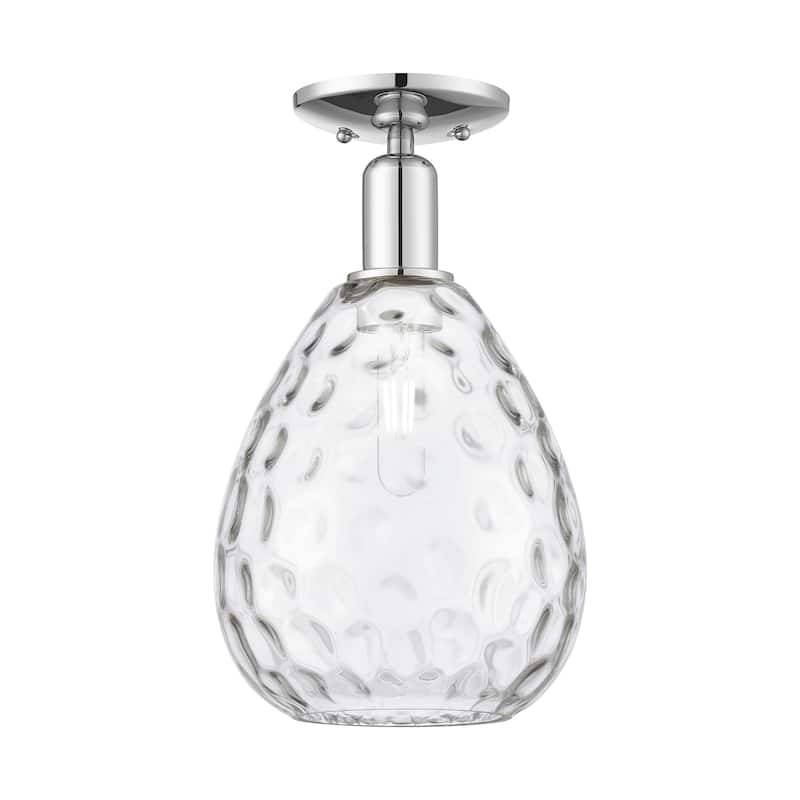 Innovations Lighting Endless Possibilities Arcadia - Waverly - 1 Light 8" Semi-Flush Mount - Polished Chrome