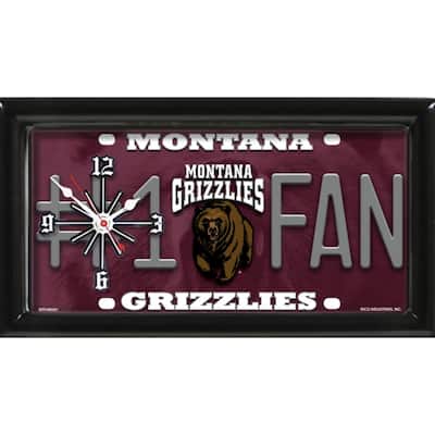 Montana Grizzlies Clock