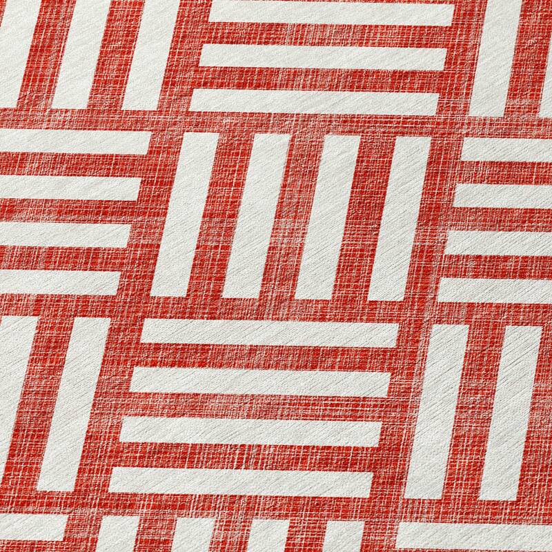 HomeRoots Geometric Transitional Rectangle Outdoor Rug