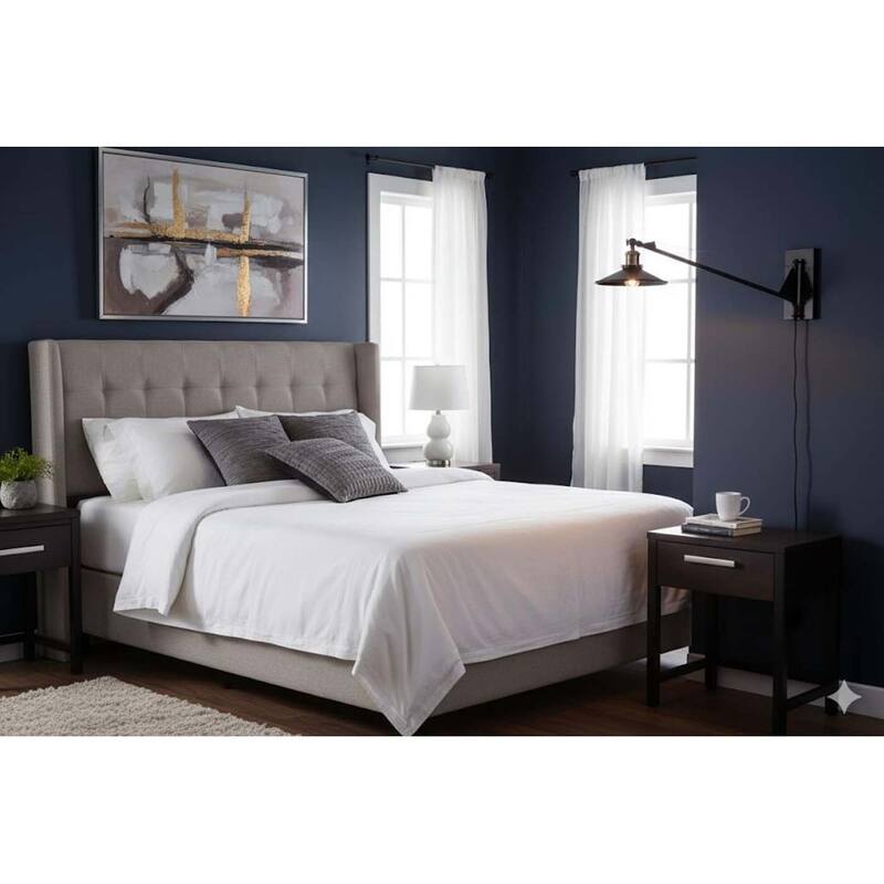 47" Black Metal Wall Sconce With Antique Brass Hardware