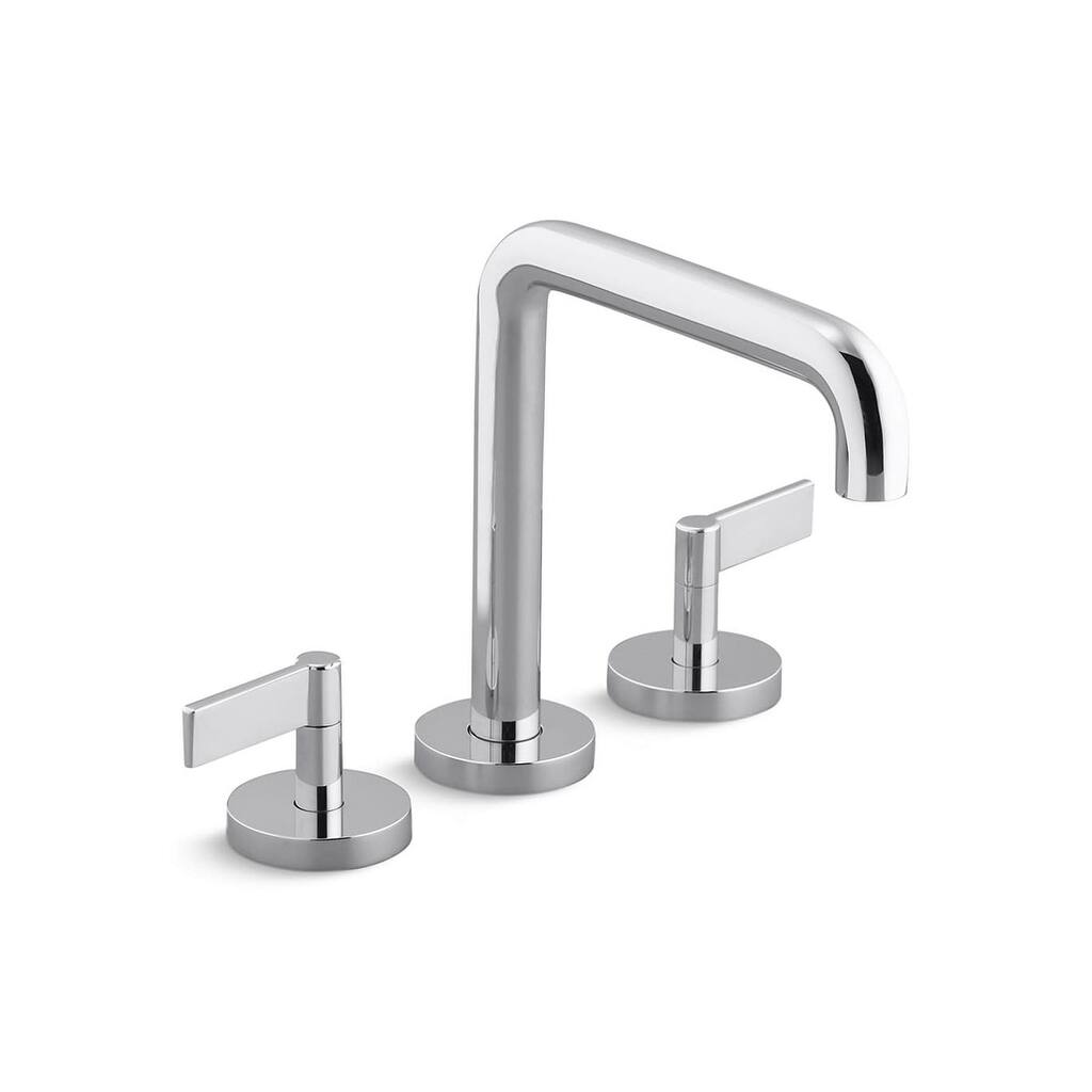Kallista P21802-LV One Deck Mount Tub Filler Tall Spout Lever Handles