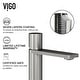 preview thumbnail 16 of 60, VIGO Halsey 8" H Single Handle Single Hole Bathroom Faucet