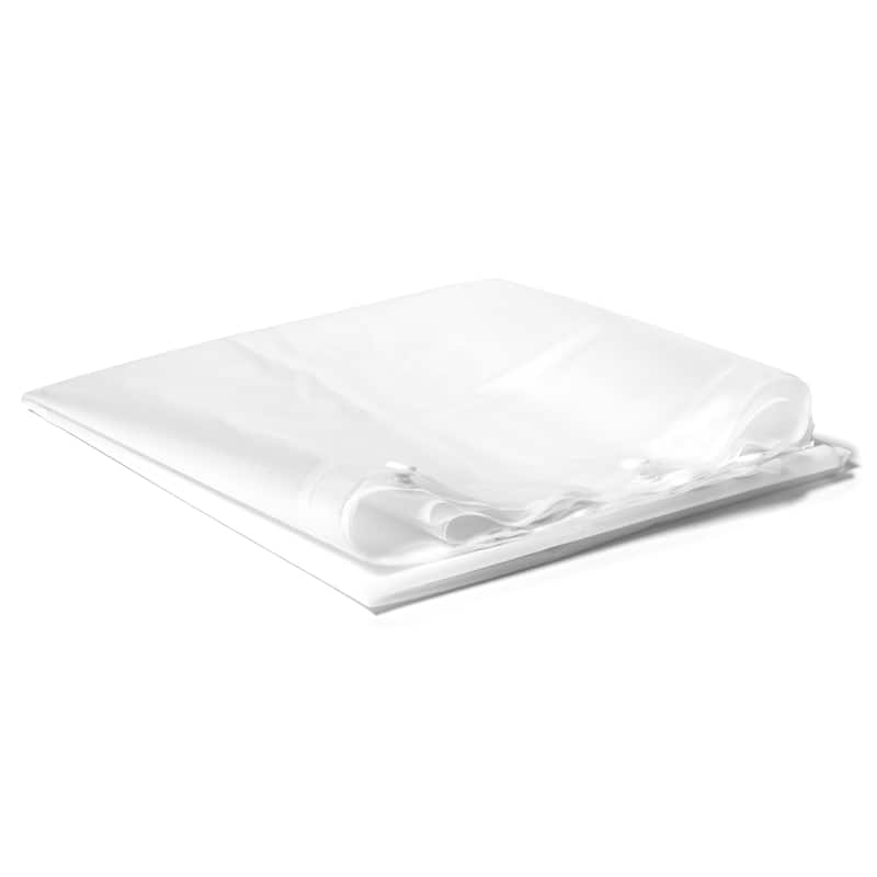 Hookless It's A Snap Snap-in PEVA Water Resistant Shower Curtain Liner for Hookless Curtain with Sheer Window - Frost