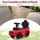 preview thumbnail 30 of 39, 3-In-1 Ride on Push Car Mercedes Benz G350 Stroller Sliding Car with Canopy - 34.3" x 15.5" x 37.4" (L x W x H)