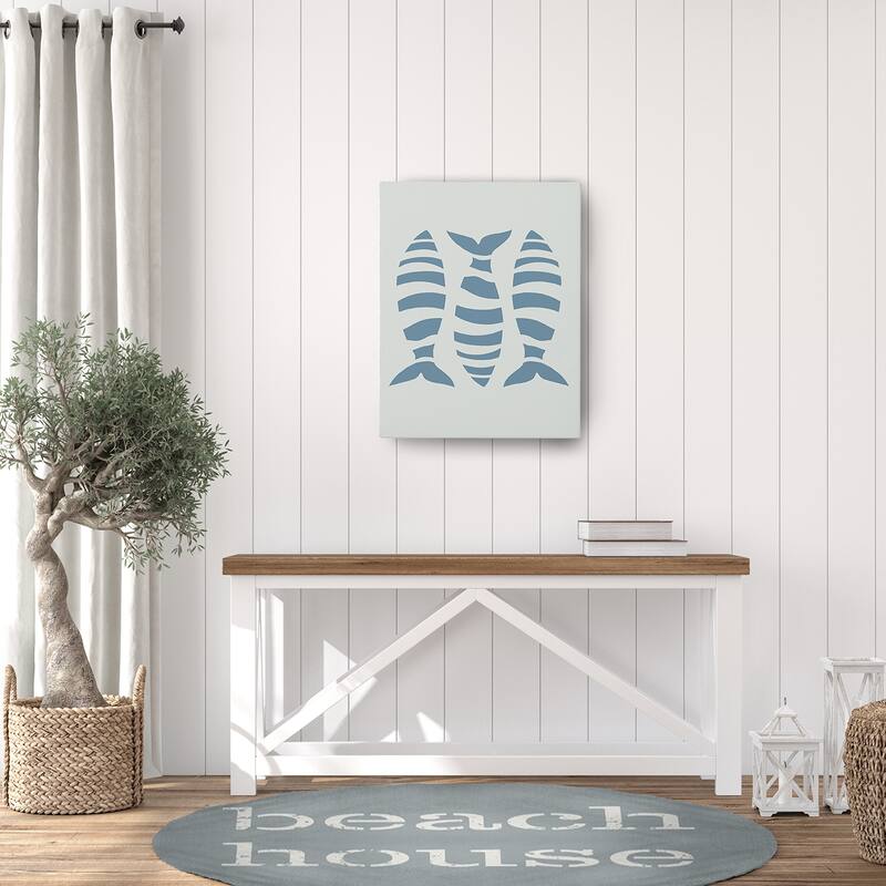 Beach House Nautical Chenille Rug