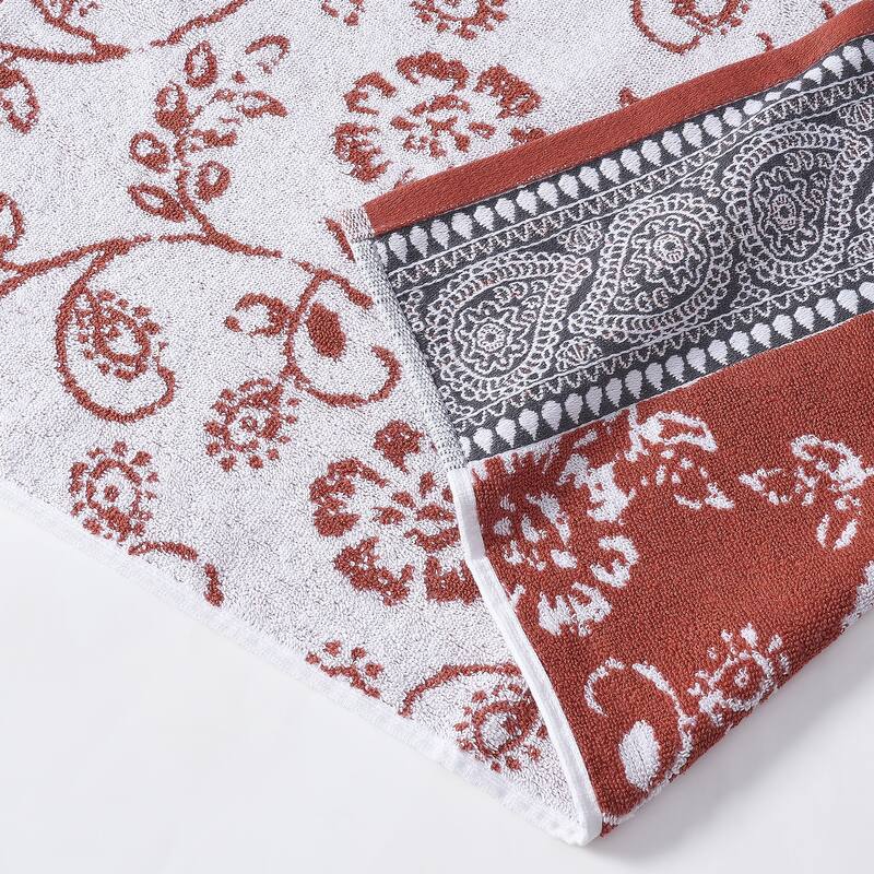 Modern Threads Ophelia 6-Piece Yarn Dyed Jacquard Towel Set