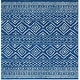 preview thumbnail 43 of 84, SAFAVIEH Tulum Shima Moroccan Boho Distressed Rug 3' Square - Navy/Ivory