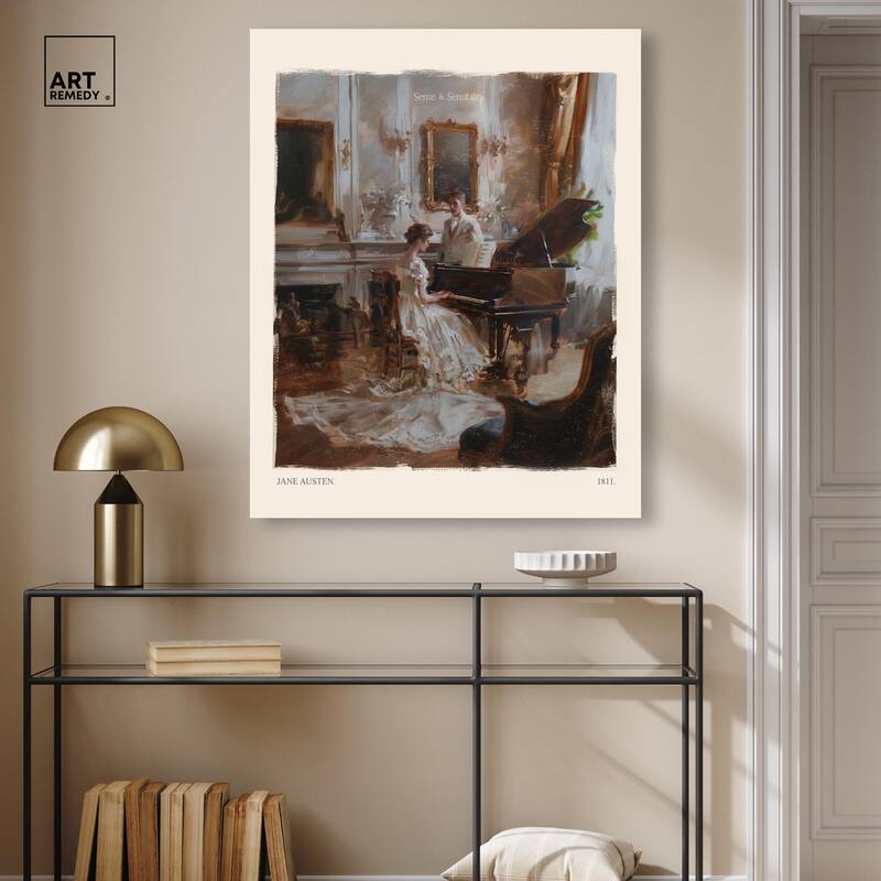 Sense and Sensibility Scene Canvas by Art Remedy, Gallery Wrapped