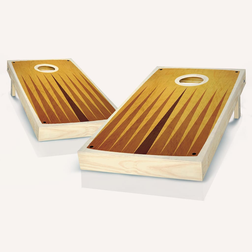 Middle Pyramid Outdoor Cornhole Board Game Set