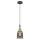 Option Black Antique Brass / Light Smoke Shade