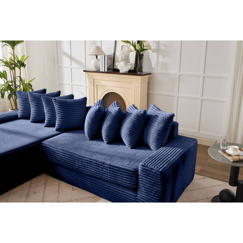 Convertible Corduroy Sofa Bed, Foldable Floor Couch, Space-Saving Sleeper Mattress Sofa, Multi-Functional Folding Bed