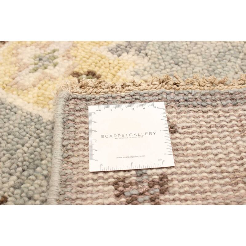 ECARPETGALLERY Hand-knotted Jules Serapi Grey Wool Rug - 2'8 x 8'0