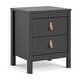 preview thumbnail 1 of 20, Porch & Den Madrid 2-Drawer Nightstand Black matte