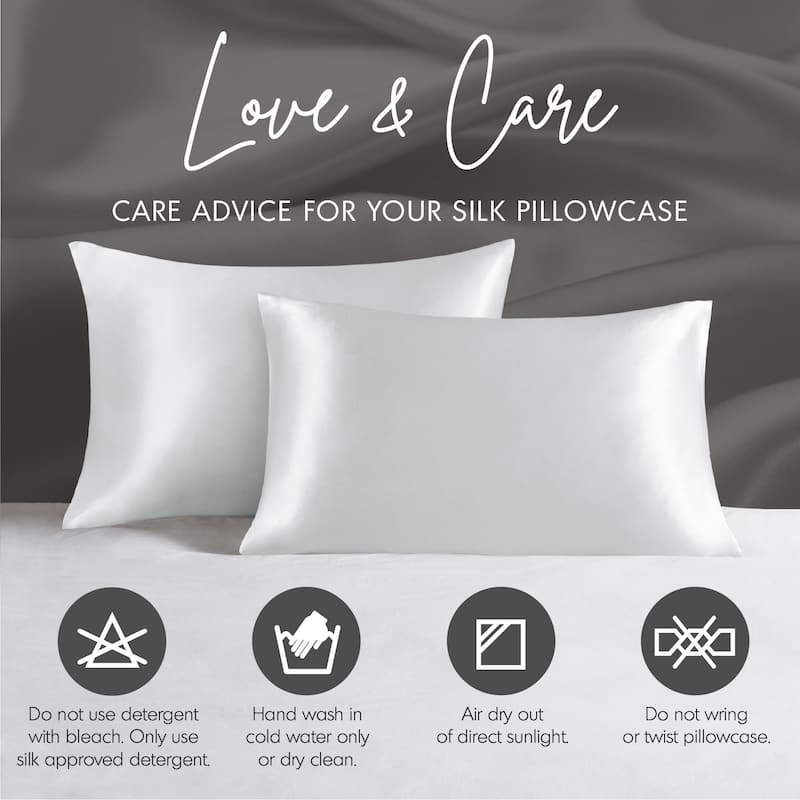 Madison Park Silk 100% Mulberry Single Pillowcase