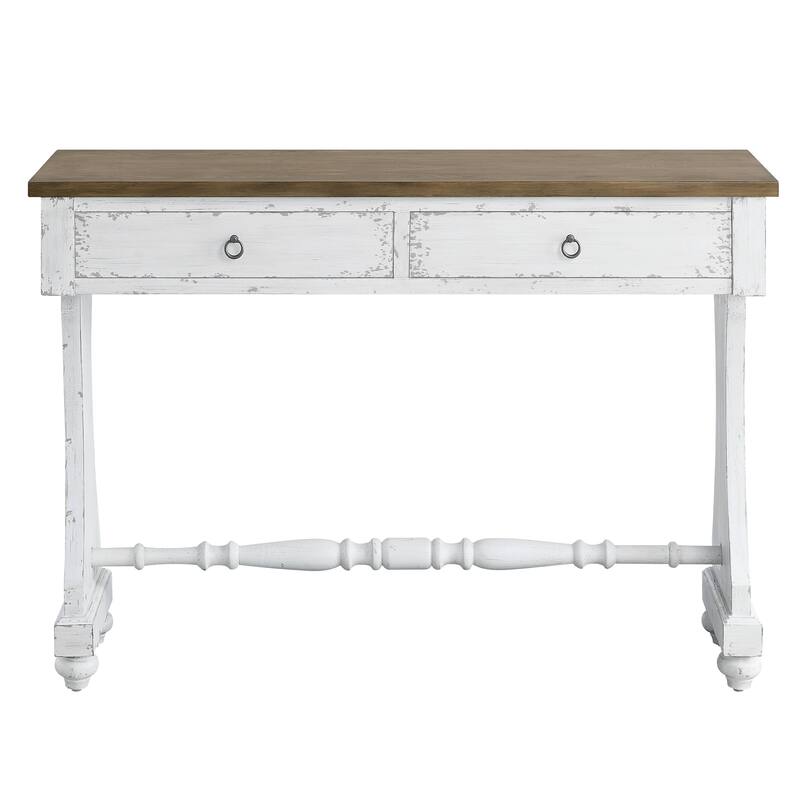 Carminda Antique Finish Console Table