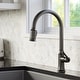 preview thumbnail 10 of 9, Karran Auburn One-Handle Pull Down Dual Function Sprayer Kitchen Faucet