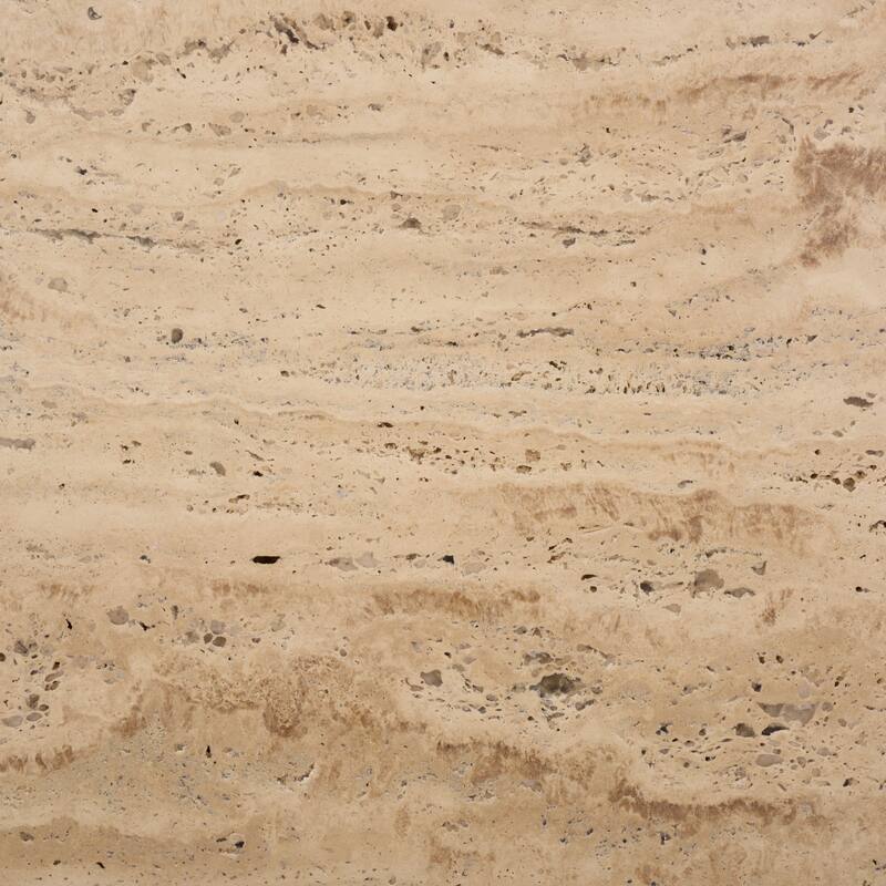 SAFAVIEH Couture Debrianna Travertine Top Sideboard - 62"W x 19"D x 30"H