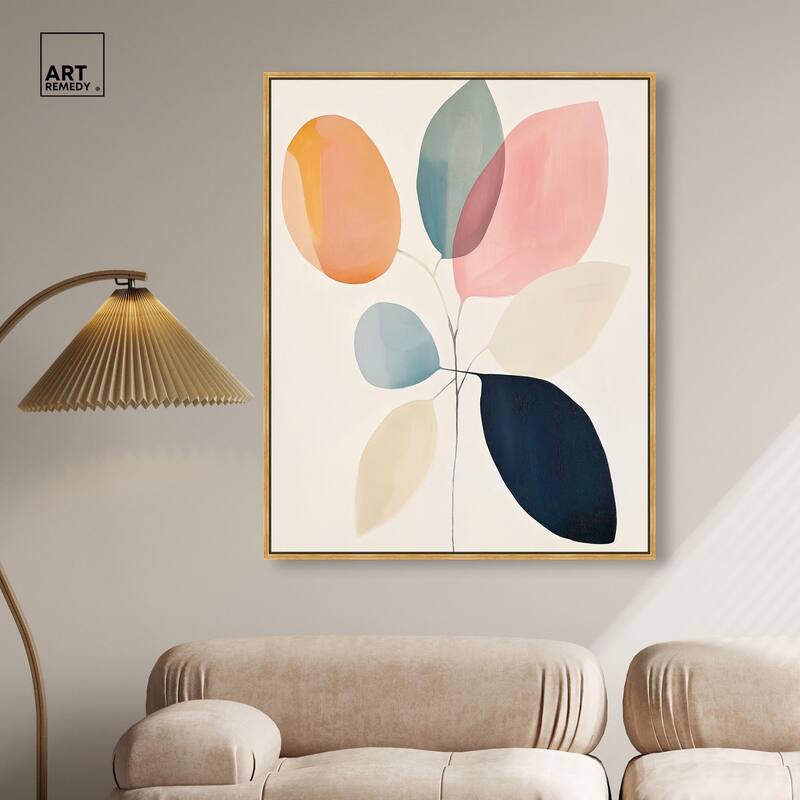 Soft Edge Foliage Canvas by Art Remedy