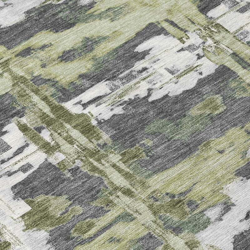 Machine Washable Indoor/ Outdoor Casual Fowler Chantille Rug