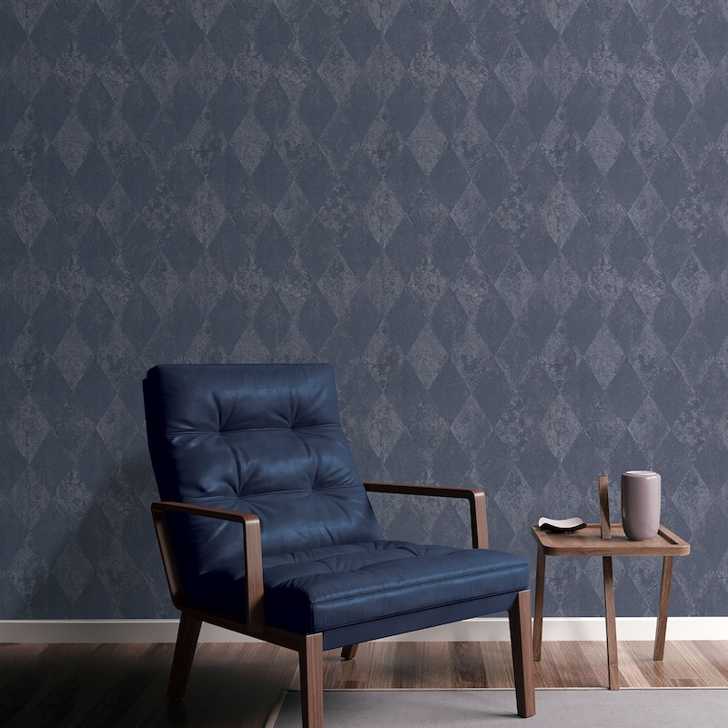 Galerie Wallcoverings Ambiance Geometric Harlequin Design Vinyl on Non-woven Matte Wallpaper Roll