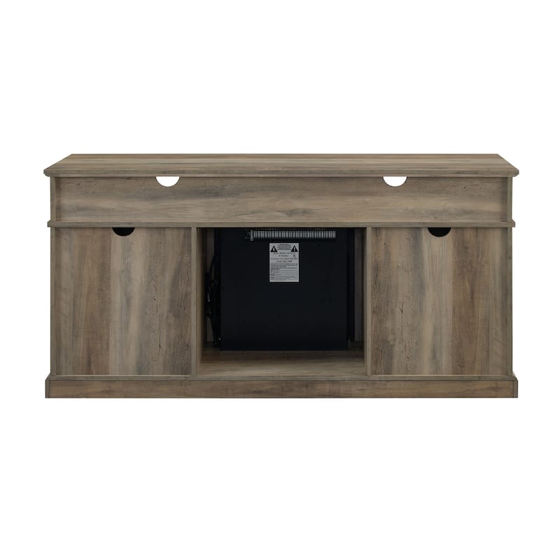 Middlebrook 60-inch Barn Door Fireplace TV Stand