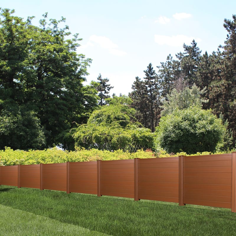 Privacy Screen Outdoor Privacy Fence Panels for Air Conditioner and Trash Can (2 Panels-White)