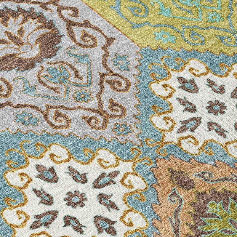 Machine Washable Indoor/ Outdoor Global Bayfield Chantille Rug