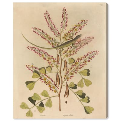 Green Lizard Canvas by Art Remedy, Gallery Wrapped