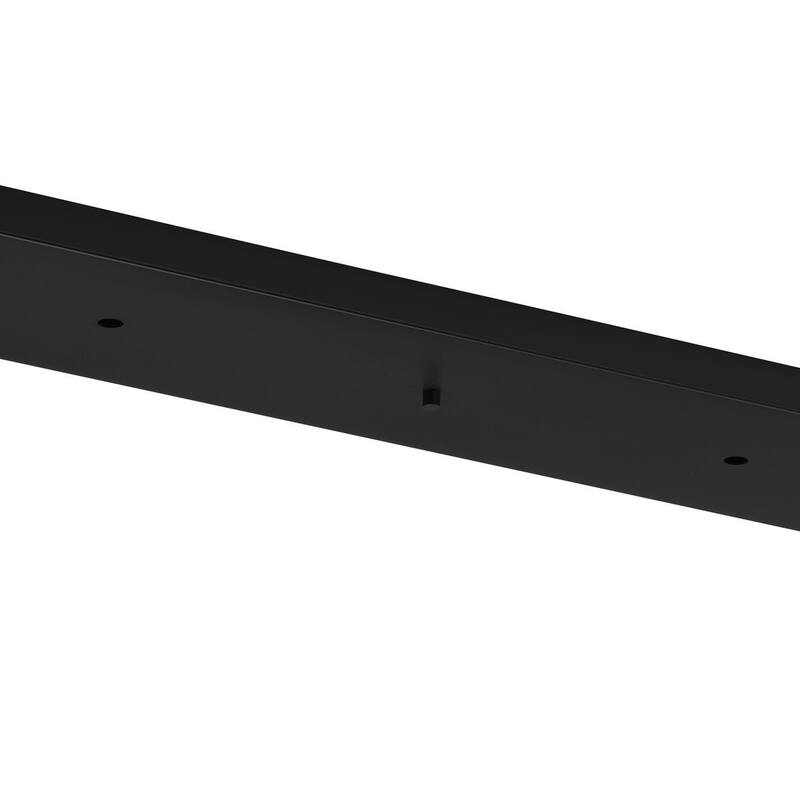 Canopy Kit 60" Length for Up to 5 Pendants - Matte Black - 60 in x 6 in x 1 in