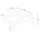 preview thumbnail 6 of 10, A-Frame Outdoor Patio Deck Garden Picnic Table
