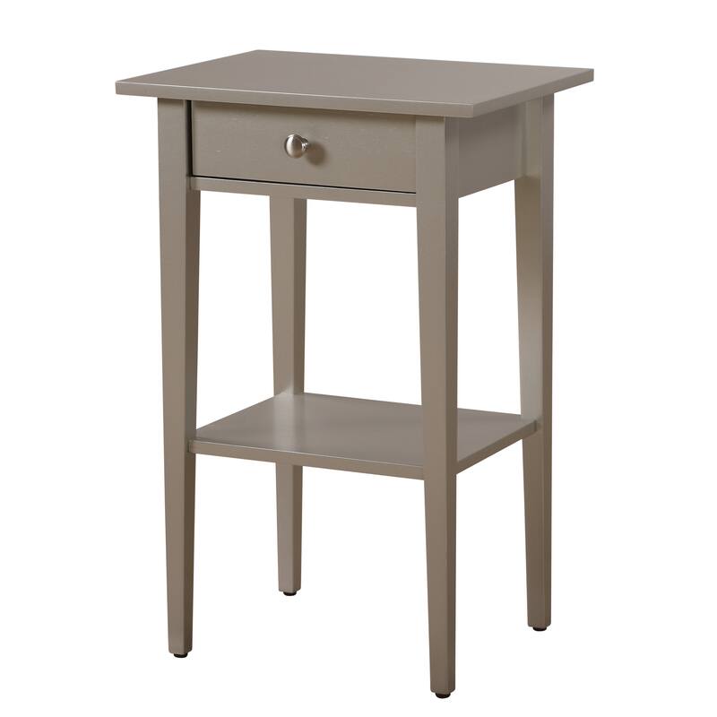 Dalton 1-drawer and Shelf Wooden Nightstand