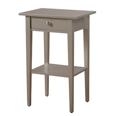 Dalton 1-drawer and Shelf Wooden Nightstand