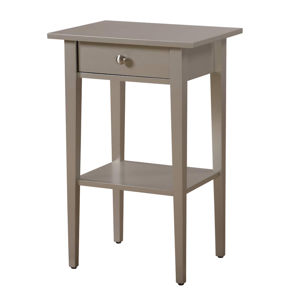 Dalton 1-drawer and Shelf Wooden Nightstand